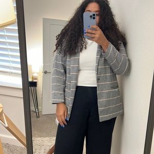 Cotton Knit Work Blazer